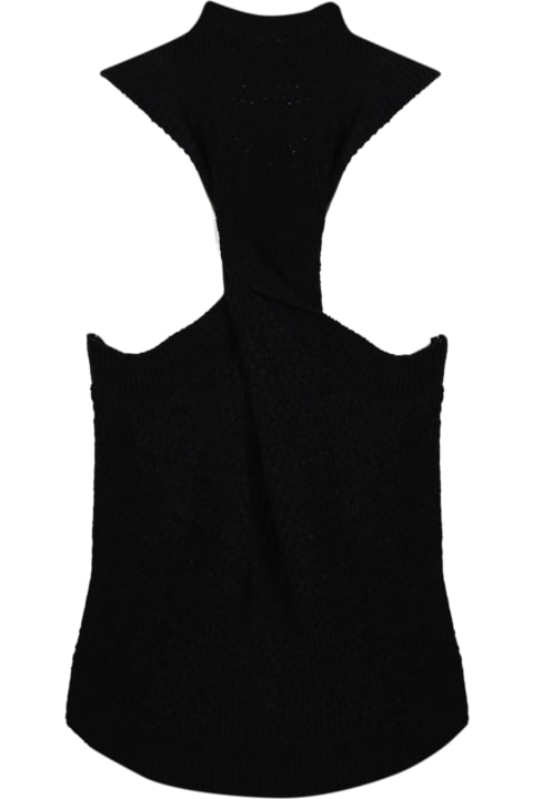 LGN LOUIS GABRIEL NOUCHI for Men LGN LOUIS GABRIEL NOUCHI Tencel Knit Vest With Back Neckline