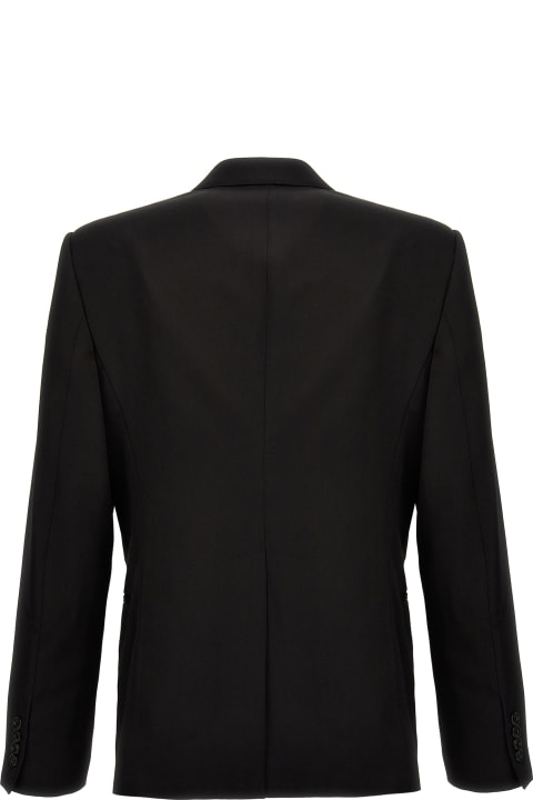 Alexander McQueen Coats & Jackets for Men Alexander McQueen Embroidered Lapel Blazer Jacket