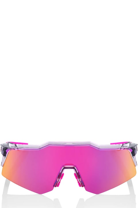 100% نظارات لـ السيدات 100% Speedcraft Xs - Tokyo Night / Purple Mirror Lens Sunglasses