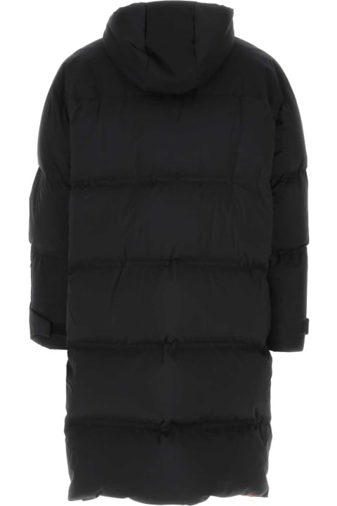 Clothing Sale for Men Prada Black Nylon Oversize Down Jacket