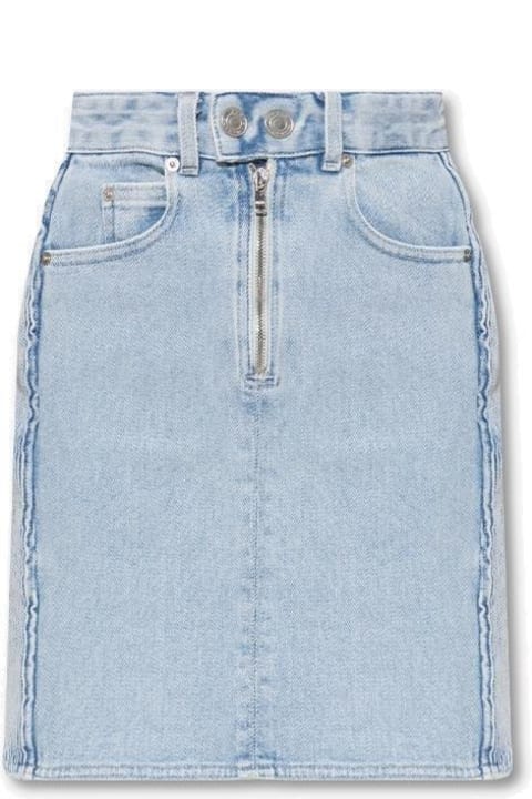 Homeware Isabel Marant Logo-patch High-waist Denim Skirt