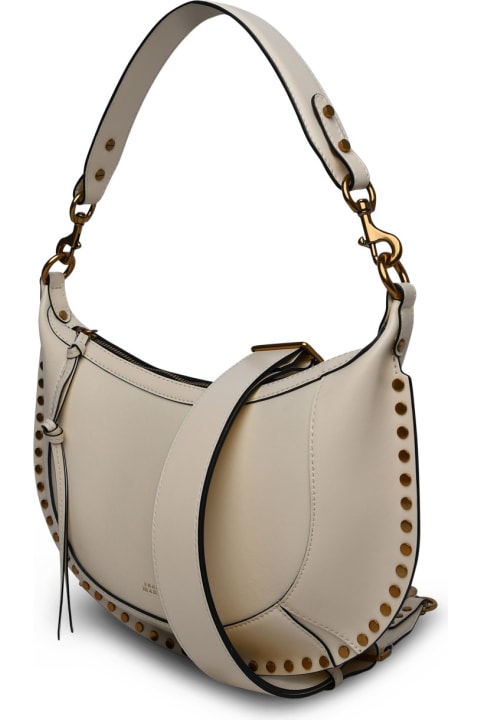 Totes for Women Isabel Marant 'naoko' Cream Leather Bag