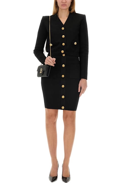 Homeware Balmain "vichy" Knit Skirt