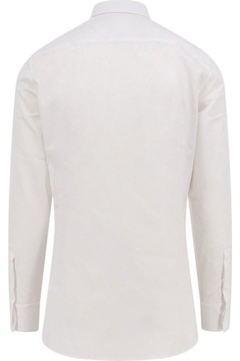 Givenchy Shirts for Men Givenchy 4g Embroidered Long-sleeved Shirt