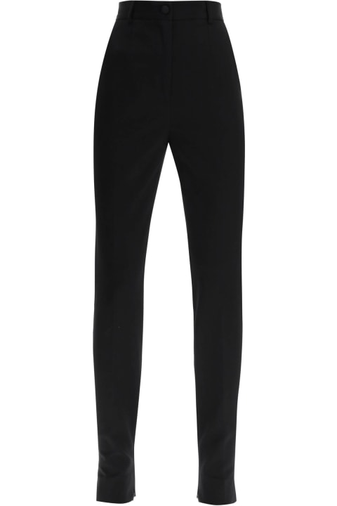 Dolce & Gabbana Pants & Shorts for Women Dolce & Gabbana Slim Trousers With Zip Cuffs