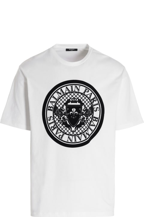 メンズ Balmainのウェア Balmain 'coin Flock' T-shirt