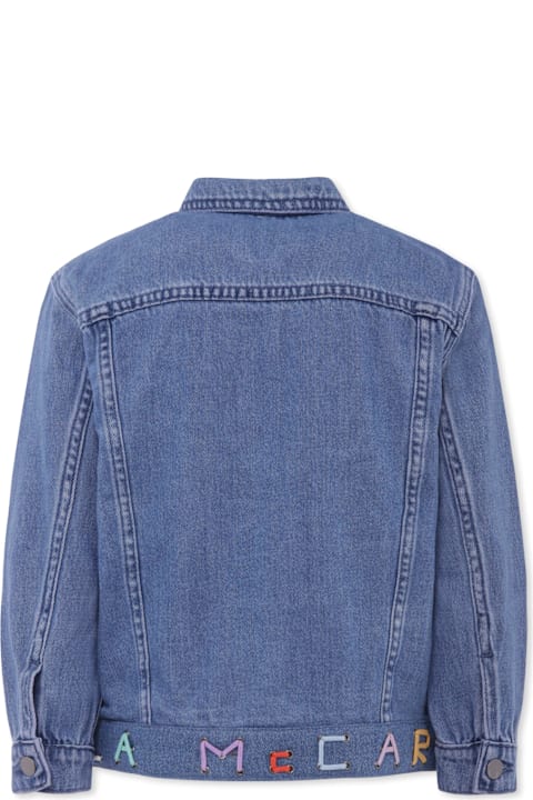 Stella McCartney Kids Stella McCartney Kids Denim Jacket For Girl With Logo