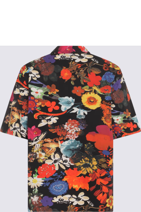 メンズ Moschinoのシャツ Moschino Multicolor Cotton Shirt
