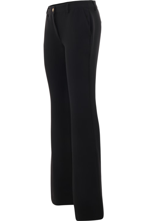 Fashion for Women Versace Jeans Couture Versace Jeans Couture Trousers In Stretch Cady
