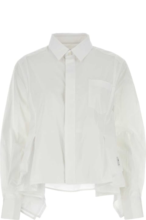 Fashion for Women Sacai White Cotton Shirt