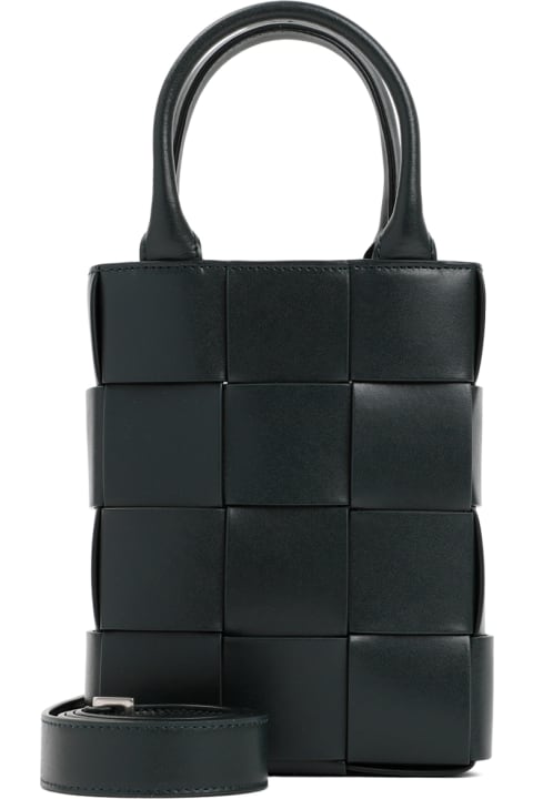 Bottega Veneta Shoulder Bags for Men Bottega Veneta Mini Cassette North Shout Shoulder Bag
