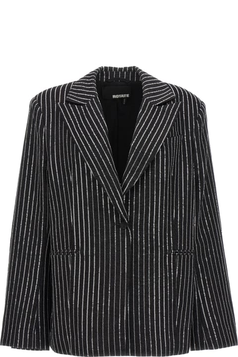 Rotate by Birger Christensen Coats & Jackets for Women Rotate by Birger Christensen Sequin Pinstripe Blazer