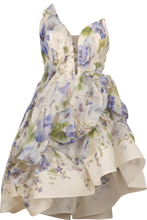 ウィメンズ Zimmermannのワンピース＆ドレス Zimmermann Linen And Silk Dress