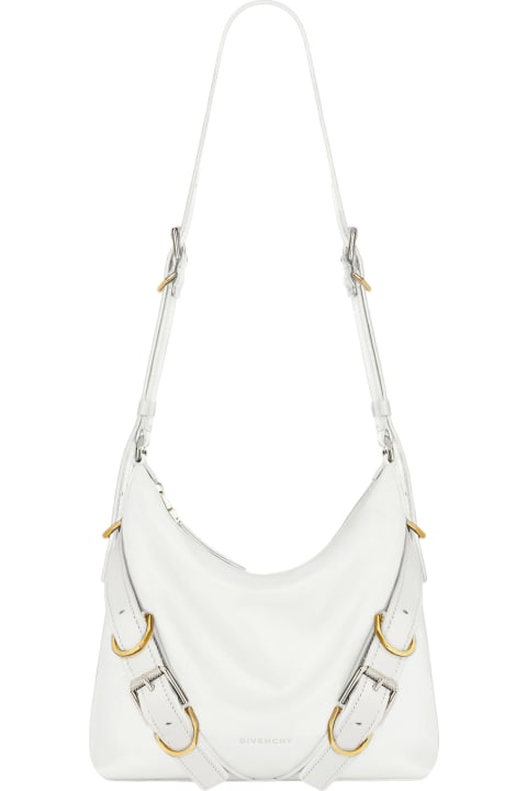 Givenchy Totes for Women Givenchy Voyou Crossbody Bag In Ivory Leather