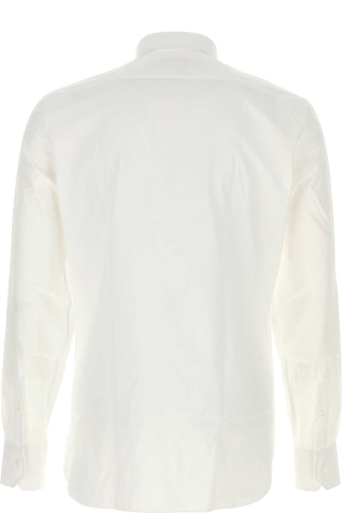 أدوات منزلية Zegna White Piquet Shirt