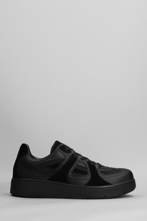 Laurel Cup Sneakers In Black Leather