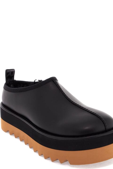 サンダル・ミュール Stella Mccartney Black alter mat Sneak Elyse slippers Women Black Sneak-Elyse Platform Slippers | Stella McCartney US