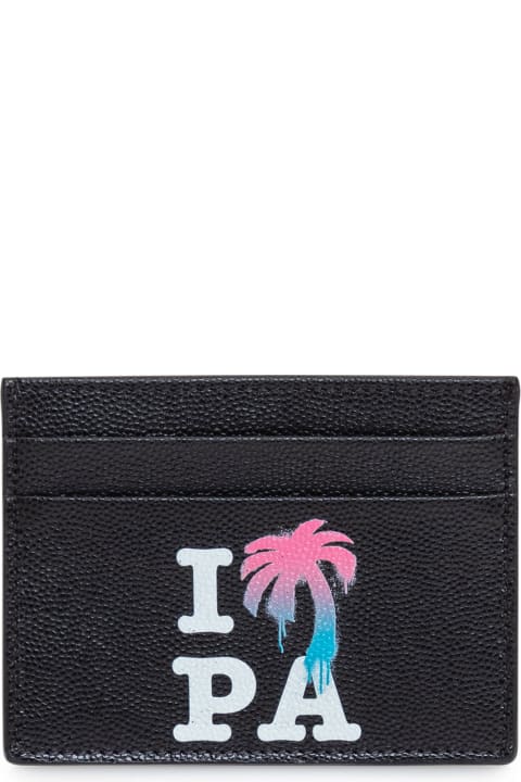 Accessories Sale for Men Palm Angels Card Holder With Print