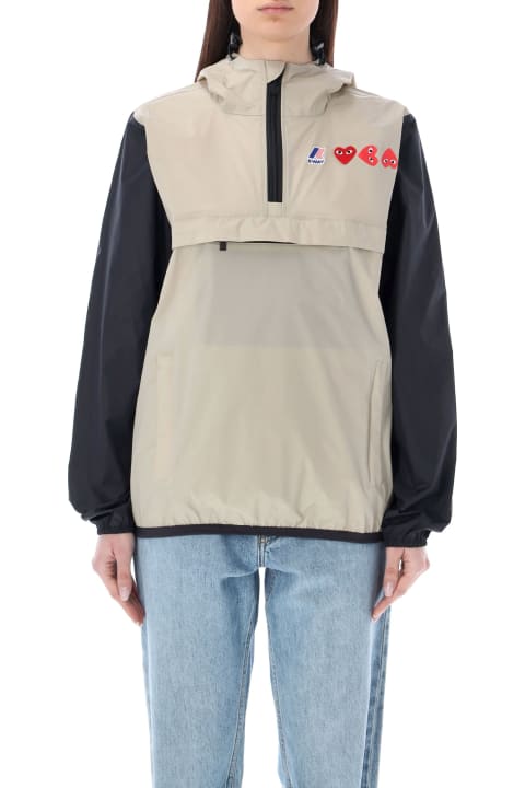 Bicolor Waterproof Hooded Jacket