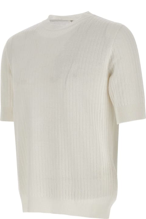 メンズ Lardiniのニットウェア Lardini Linen And Cotton T-shirt