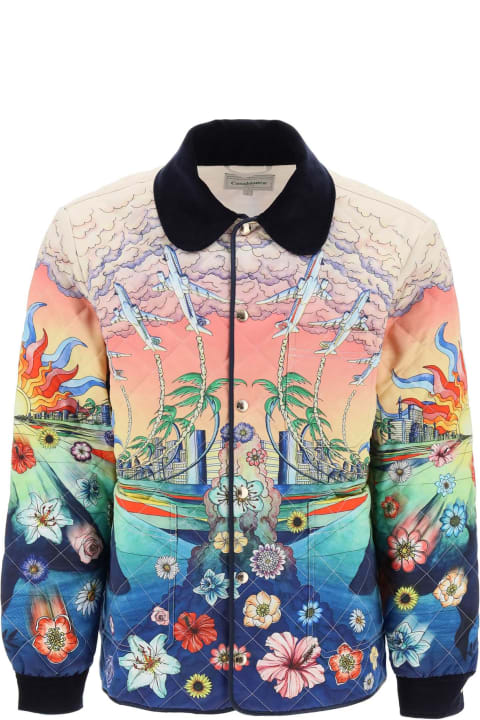 Casablanca Coats & Jackets for Men Casablanca Multicolor Polyester Jacket