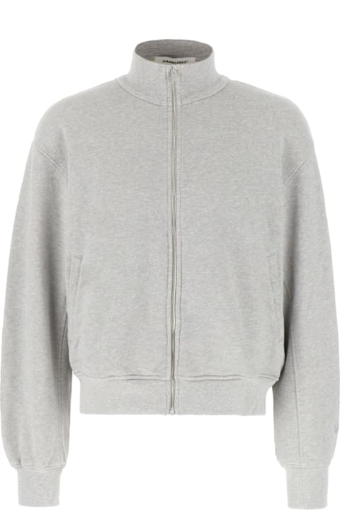 AMBUSH Fleeces & Tracksuits for Men AMBUSH Melange Grey Cotton Sweatshirt