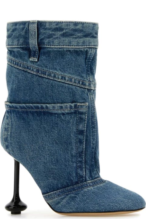 Fashion for Women Loewe Denim Toy Panta Ankle Boots