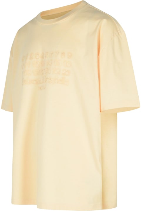 Maison Margiela for Men Maison Margiela 'over' Beige Cotton T-shirt