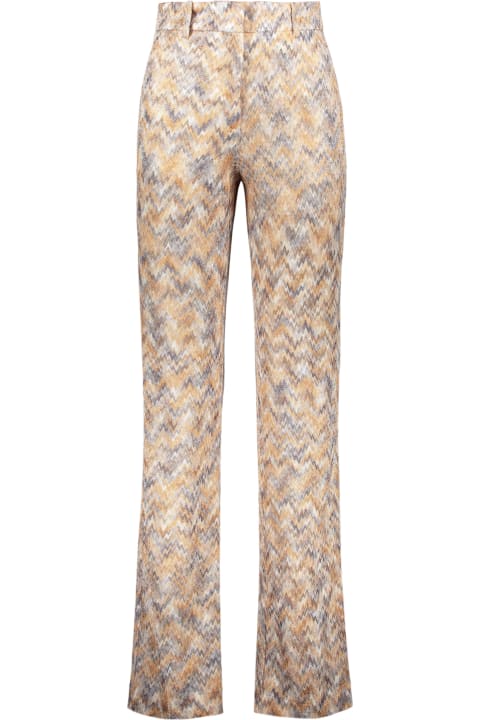 Homeware Missoni Chevron Knitted Palazzo Trousers