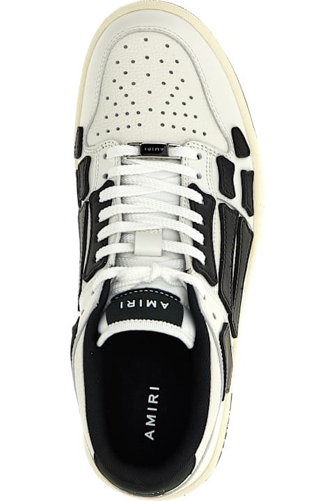 スニーカー AMIRI FW25 'Skel Top Low' sneakers (AMFOSR1047 BLACKWHITE) Skel Top Low Sneaker White Black | The Webster