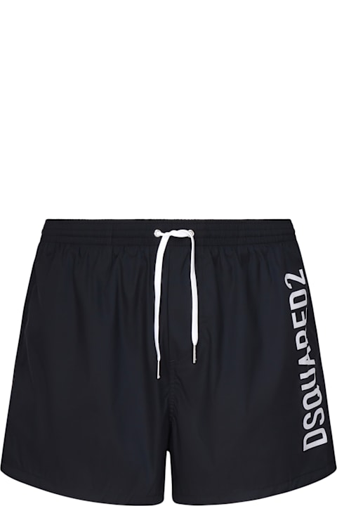 Dsquared2 Swimwear for Men Dsquared2 Midi Boxer With Logo