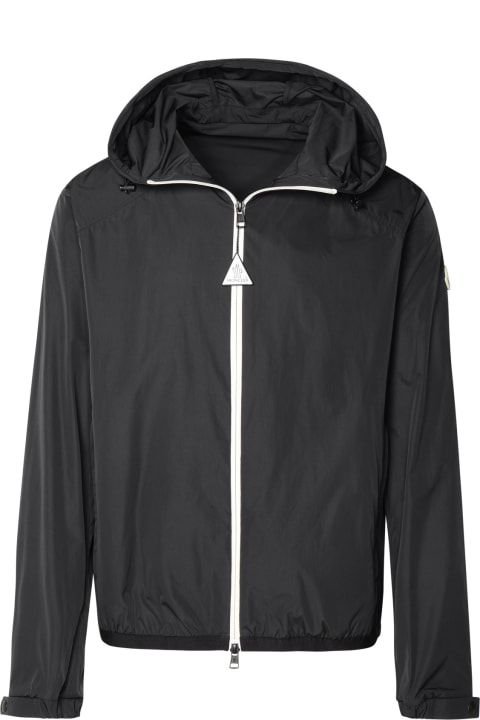 Coats & Jackets for Men Moncler 'clapier' Black Polyester Jacket