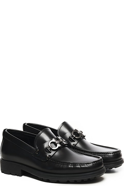 Ferragamo Shoes for Men Ferragamo Gancini Ornament Loafer