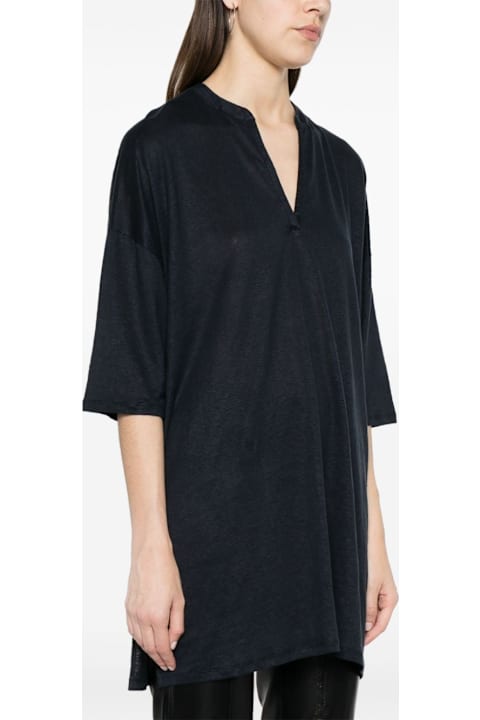 Majestic Filatures for Men Majestic Filatures Linen Blend Tunic Dress