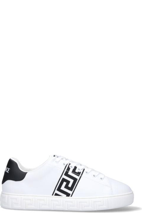 Homeware Versace Greek Embroidery Sneakers