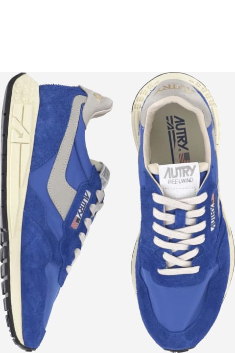 Autry for Men Autry Reelwind Low Nylon And Suede Sneakers