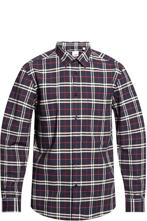 Burberry Shirts for Men Burberry Shirt With Chest Pocket