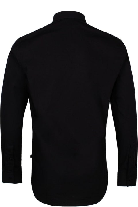 メンズ Philipp Pleinのシャツ Philipp Plein Logo Plaque Long-sleeved Shirt