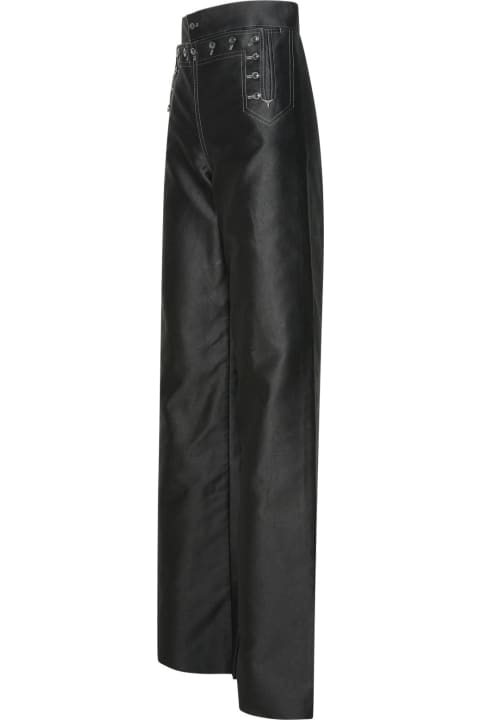 Pants & Shorts for Women Maison Margiela Black Cotton Trousers