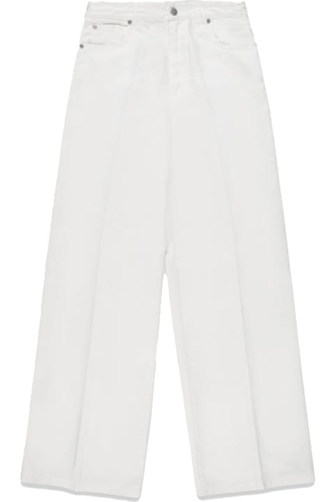 Cruna Clothing for Women Cruna White Flare Trousers