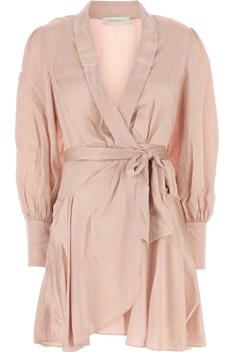 Zimmermann Dresses for Women Zimmermann V-neck Wrap Mini Dress