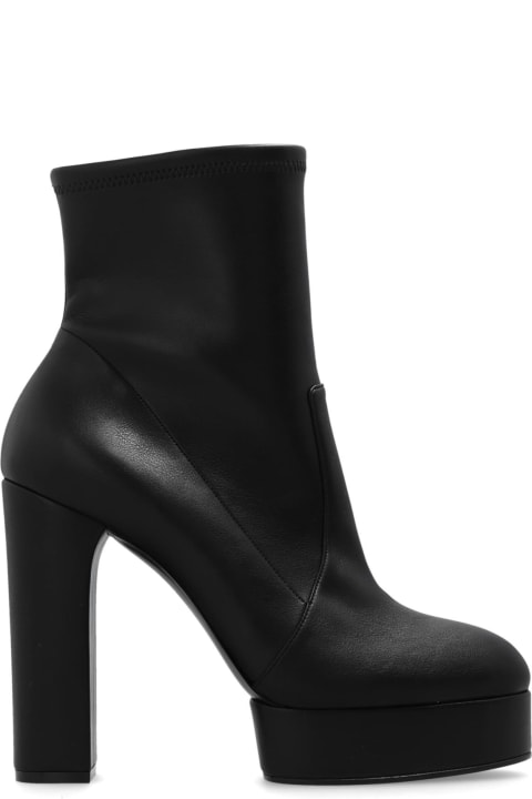 Casadei Boots for Women Casadei Heeled Ankle Boots With Leather