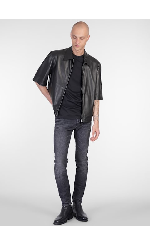 Salvatore Santoro Clothing for Men Salvatore Santoro T-shirt In Black Cotton