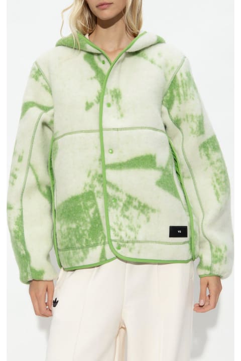 Y-3 Coats & Jackets for Women Y-3 Hooded Fleece Jacket