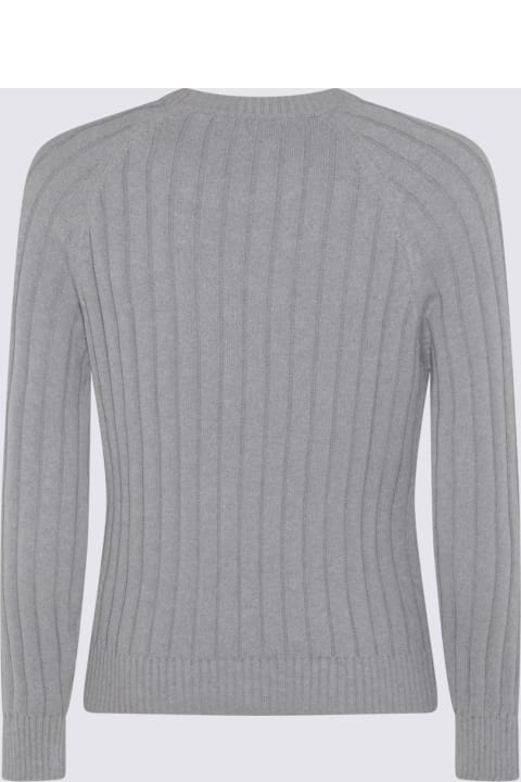Brunello Cucinelli Sweaters for Men Brunello Cucinelli Grey Cotton Knitwear