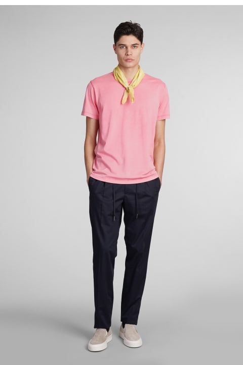 Roberto Collina for Men Roberto Collina T-shirt In Rose-pink Cotton