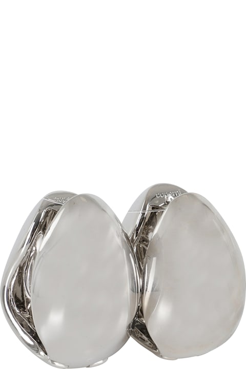 Coperni Jewelry for Women Coperni Xl Logo Creole Earrings