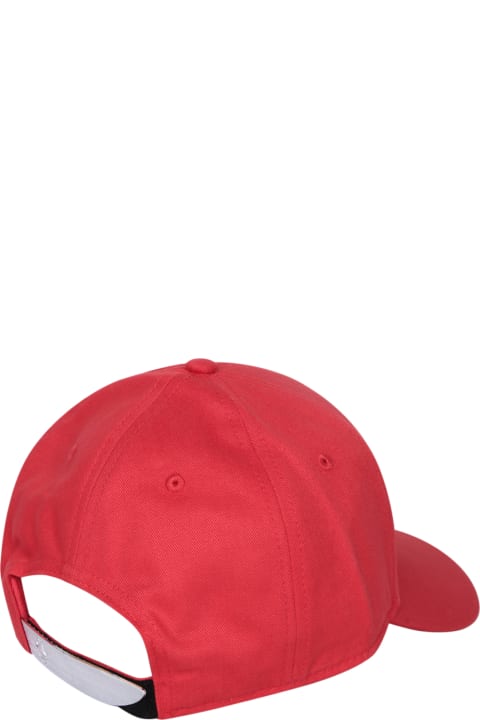 Ferrari for Men Ferrari Rubberized Logo Red Hat