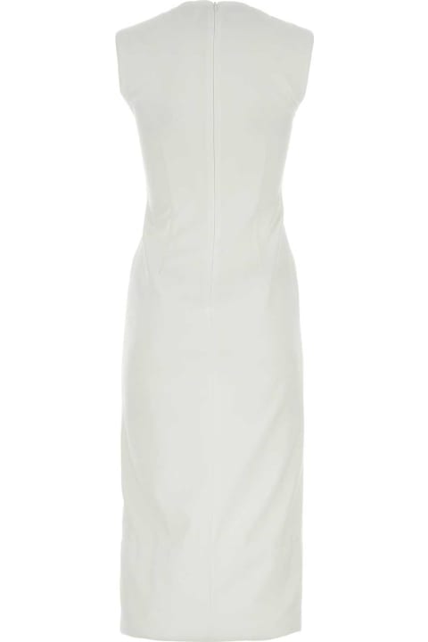 SportMax Dresses for Women SportMax White Jersey Padded Cariddi Dress