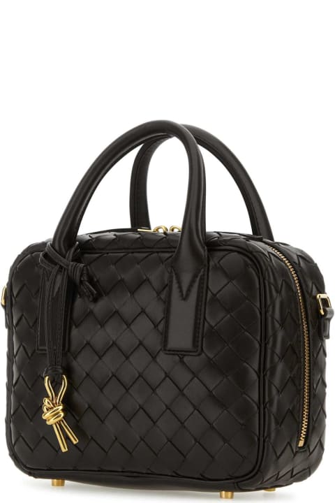 Bottega Veneta for Women Bottega Veneta Dark Brown Nappa Leather Small Getaway Handbag